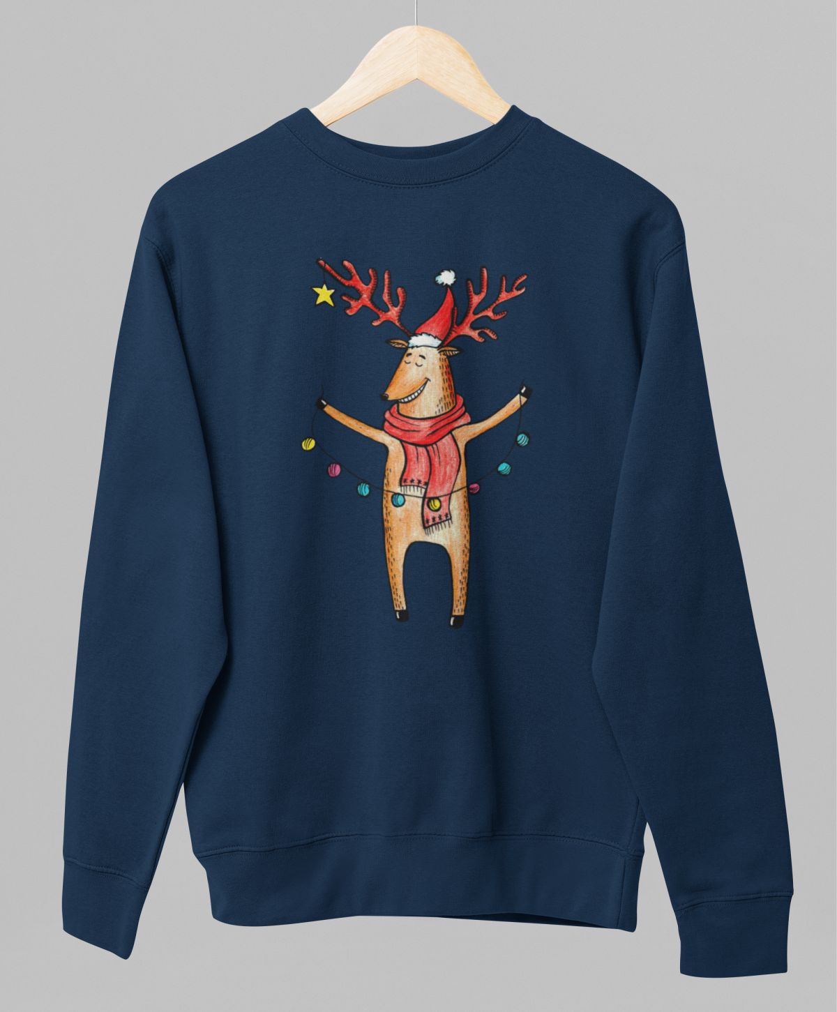 Zils UNISEX džemperis bez kapuces "Alnis"