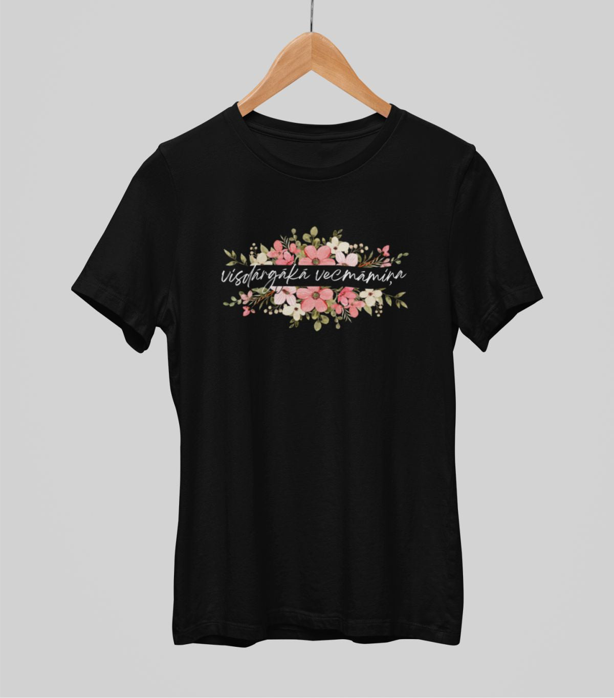 Melni UNISEX krekli "dārgākā vecmāmiņa"