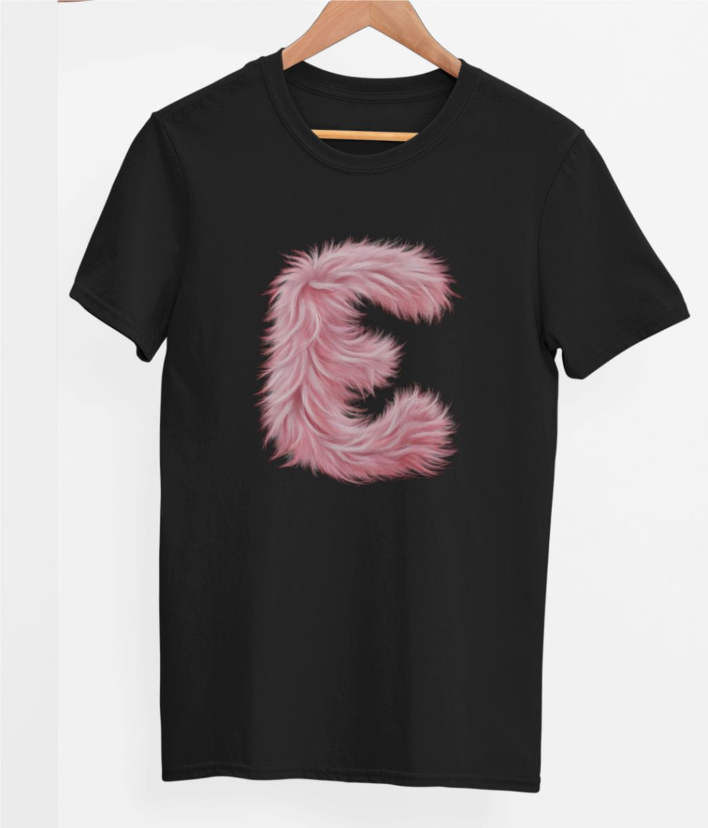 Melni UNISEX T-krekli "E burts"