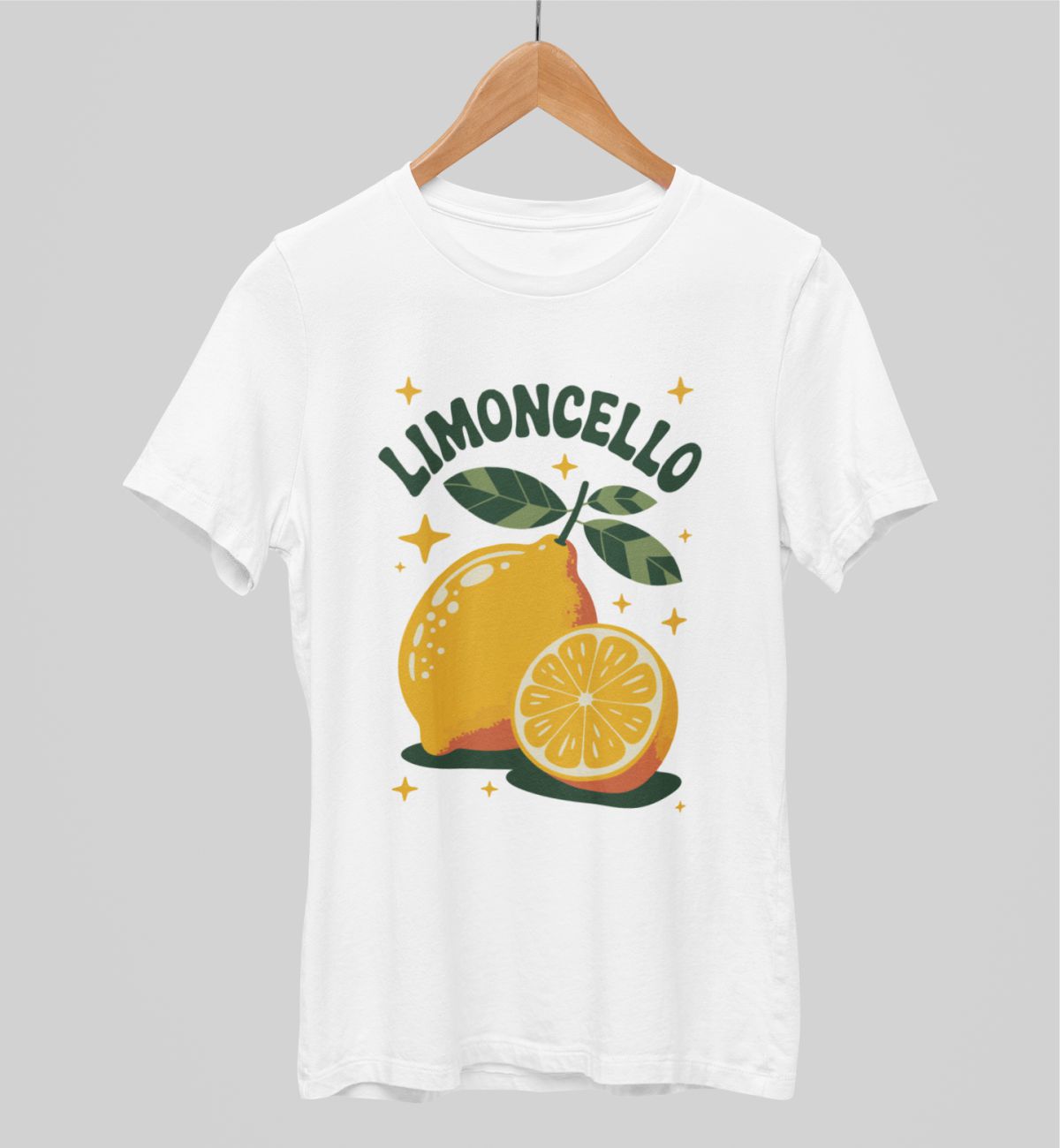 Balts UNISEX krekli "Limoncello"