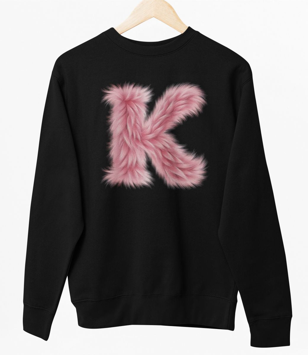 Melns UNISEX džemperis bez kapuces "K burts"