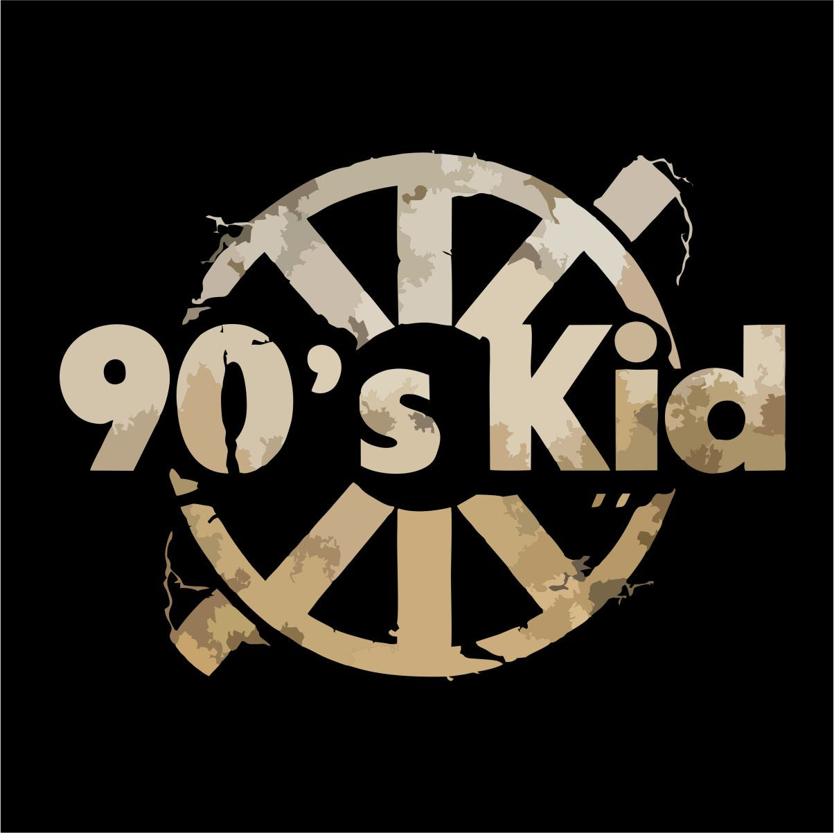 Melni UNISEX krekli "90's kid"