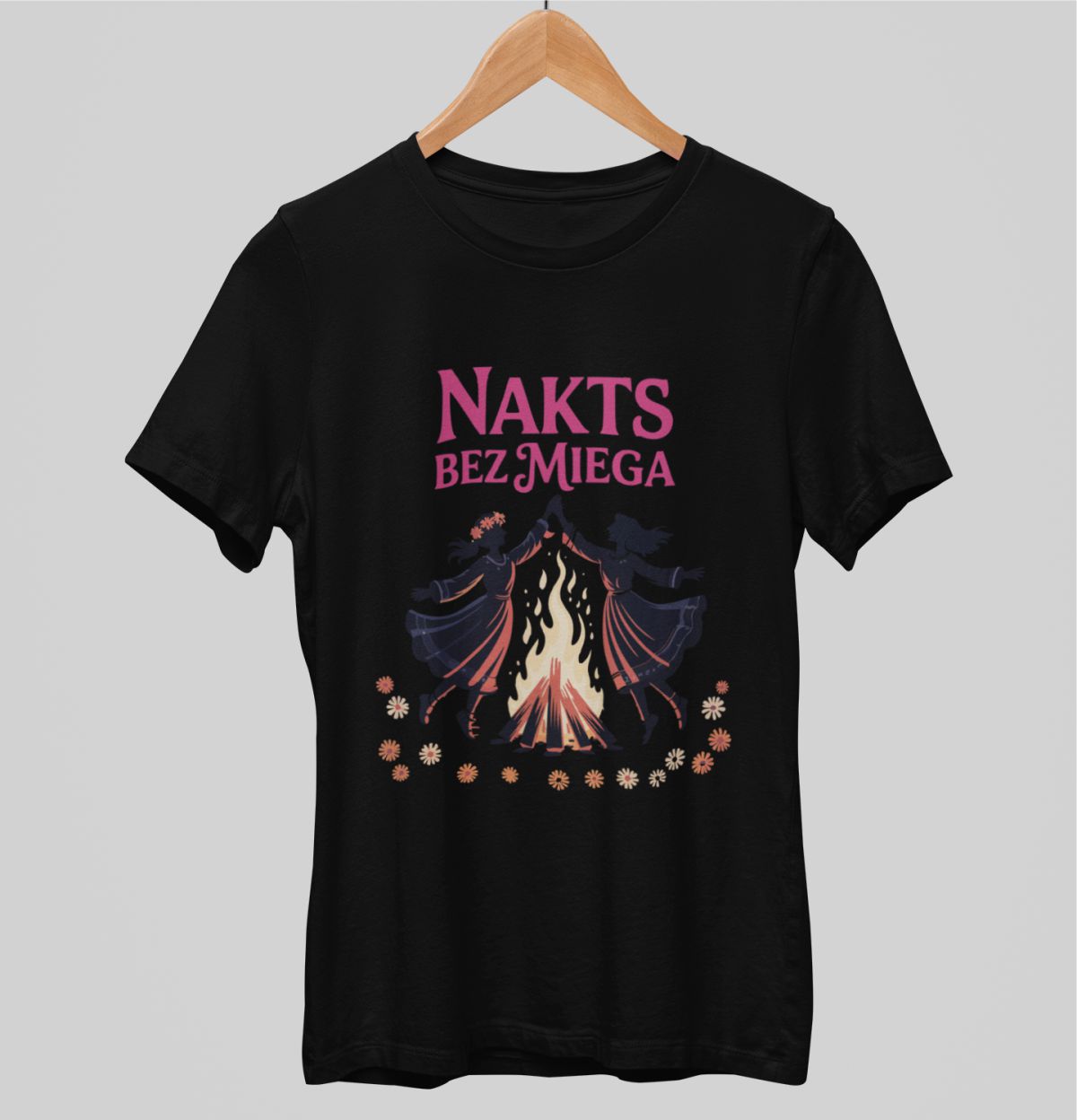 Melni unisex krekli "Nakts bez miega"