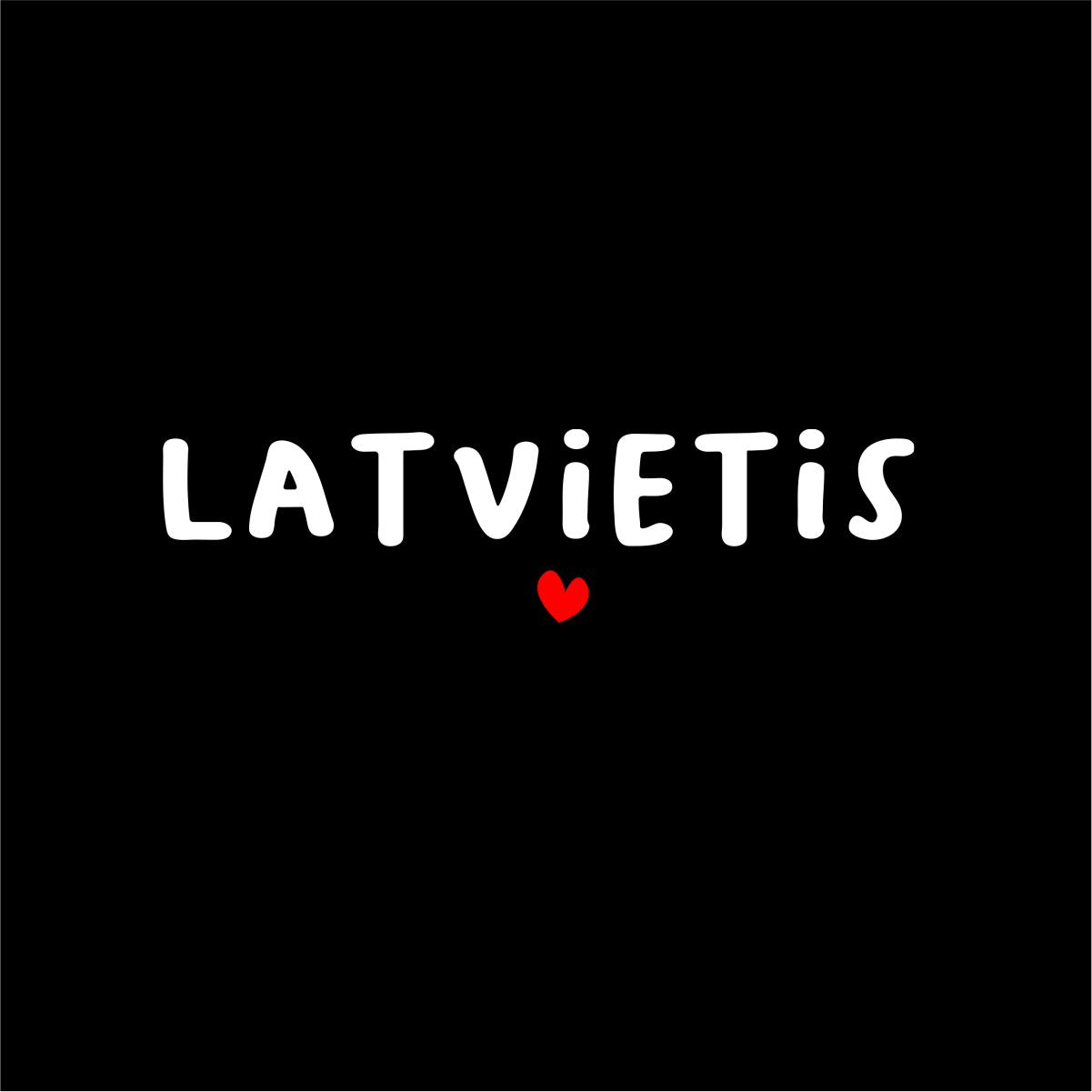 Melni UNISEX krekli "Latvietis"