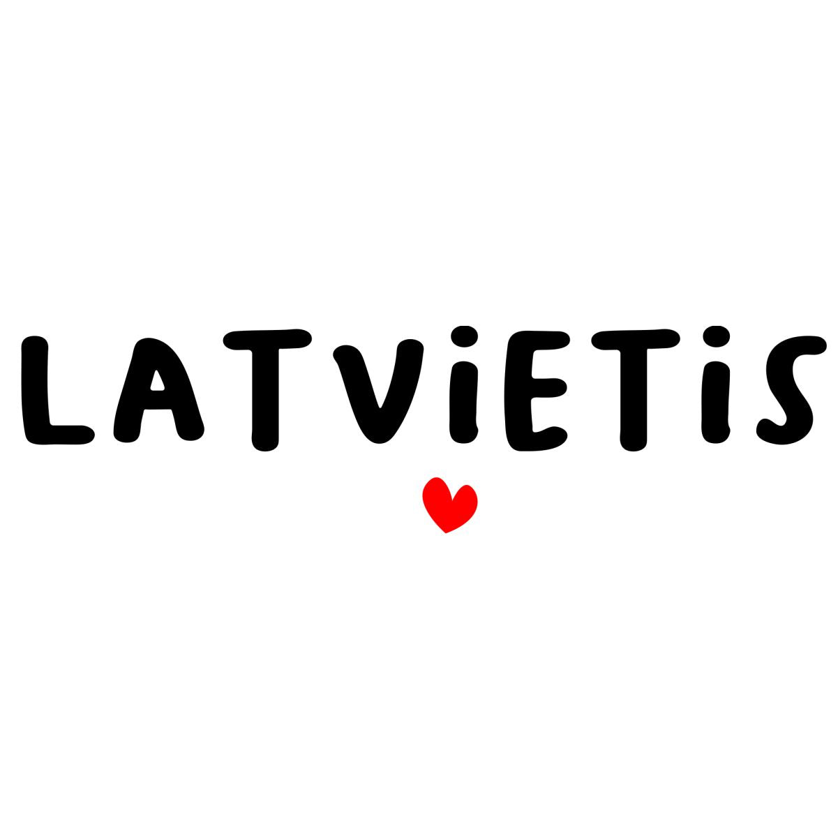 Balti UNISEX krekli "Latvietis"