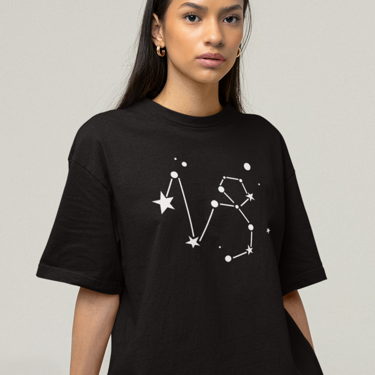 Melns UNISEX T-krekls Zodiaks Mežāzis