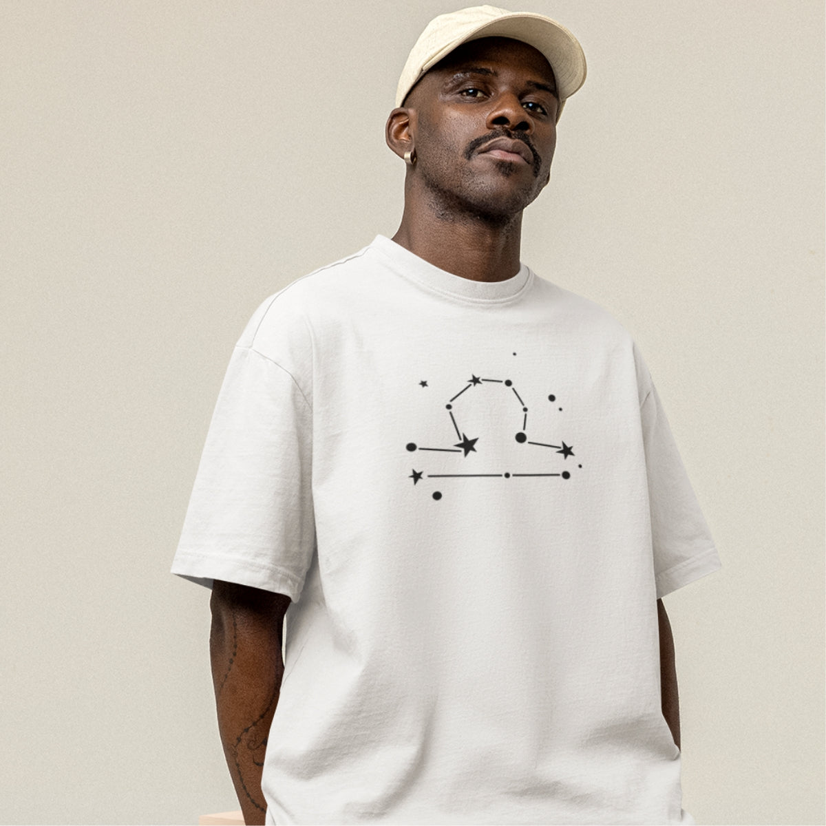 Balts UNISEX T-krekls Zodiaks Svari